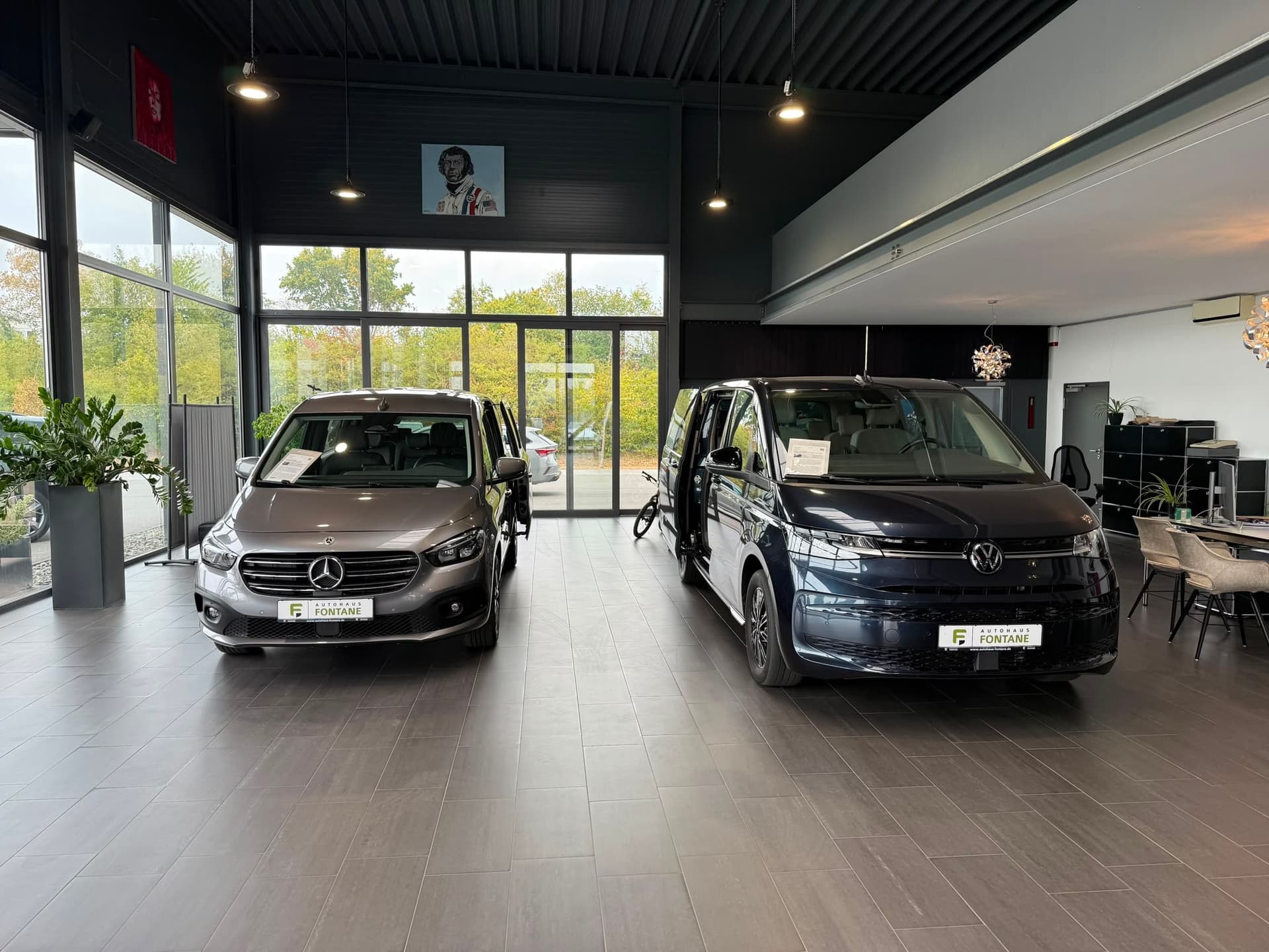 The Autohaus Fontane showroom in Bitburg